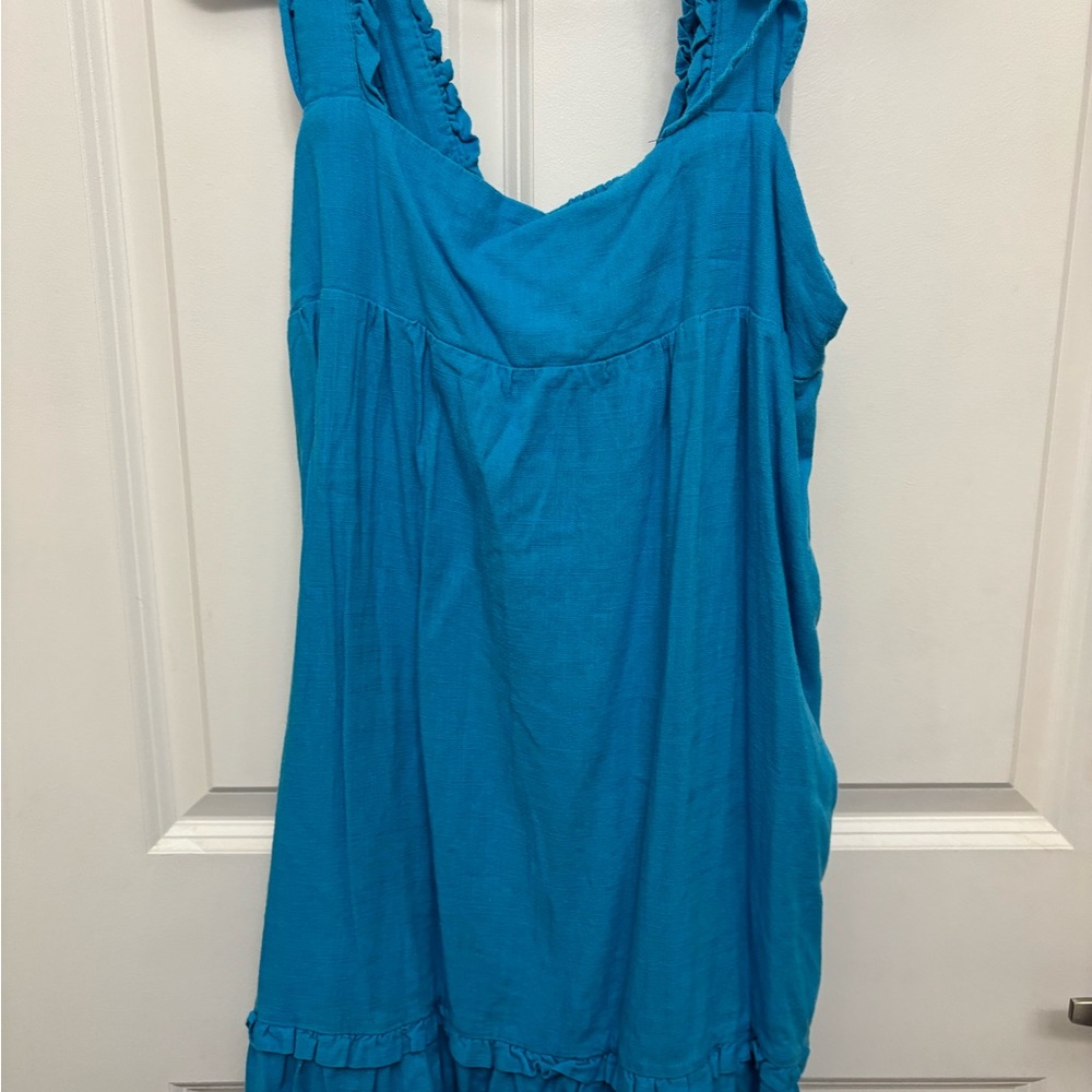 Blue Sleeveless Dress